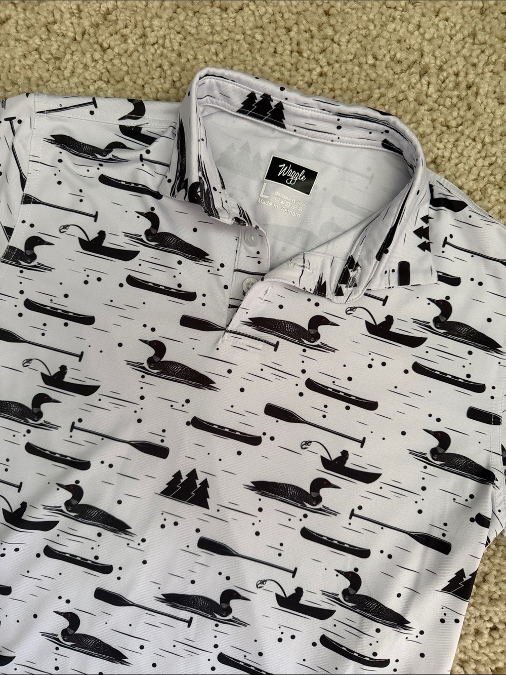 Boys Waggle Golf Polo